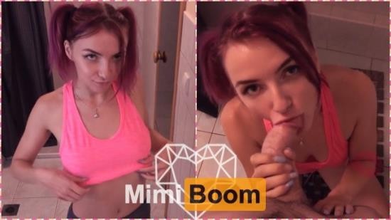 MimiBoom - Mimi Boom - After Workout Shower Ends up with Reverse Cowgirl and Cumshot In Sauna (FullHD/1080p/132 MB)