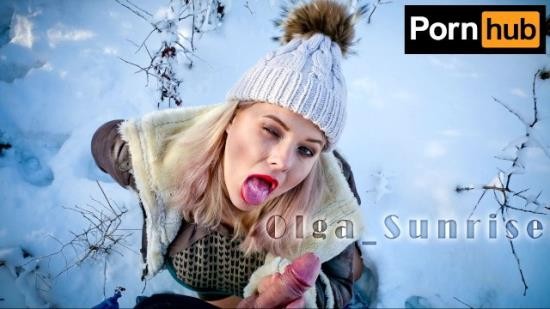 OlgaSunrise - Olga Sunrise - Hot Olga gives warming blowjob on a frosty day in Russia (FullHD/1080p/140 MB)