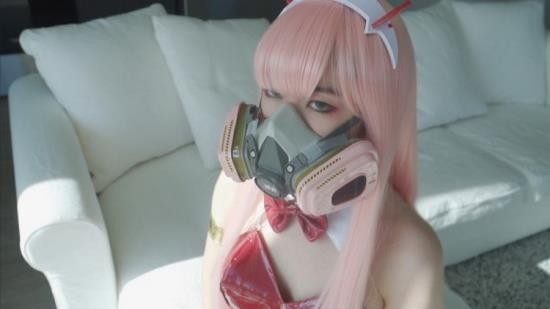 OnlyFans - HongKongDoll - Fuck 02 Zero Two in Red Bunny Costume and Fishnet (UltraHD 4K/2160p/1.97 GB)