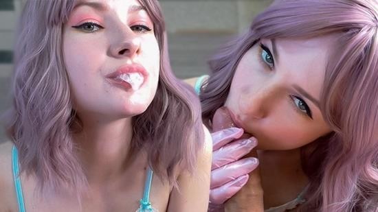 OnlyFans - Laloka4you - Girlfriend Gloved Handjob and Sucking Dick until Cum Mouth - Eye Contact (UltraHD 4K/2160p/773 MB)
