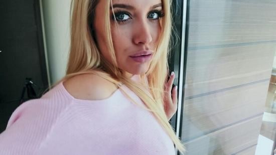 TrueAmateurs - Luxury Girl - Gorgeous Chick In Pink Sweater Deepthroats A Cock And Gets Fucked On Balcony (FullHD/1080p/872 MB)