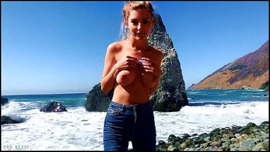 ModelHub - Eva Elfie - Russian Teen Girl Swallows Hot Cum on Californian Public Beach (FullHD/1080p/1.19 GB)