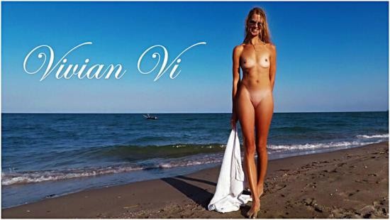 OnlyFans - Vivian Vii - Incredible beautiful slim woman with perfect small tits gets fucked hard on the beach in her ass (FullHD/1080p/470 MB)