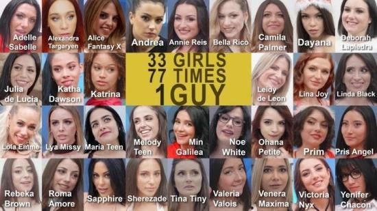 PremiumBukkake - Compilation - 33 girls, 77 times, 1 guy (Full HD/1080p/2.23 GB)