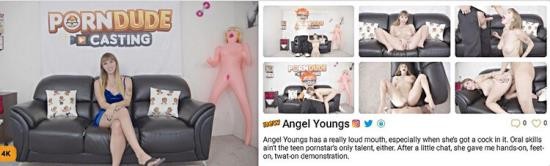 PornDudeCasting - Angel Youngs (Full HD/1080p/573.7 MB)