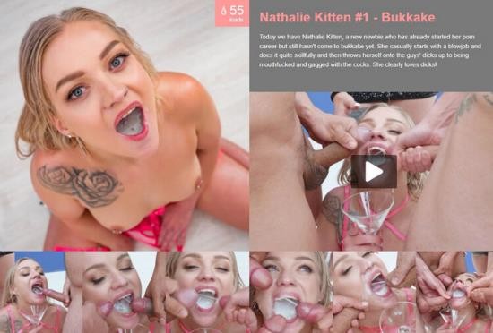 PremiumBukkake - Nathalie Kitten #1 Bukkake (FullHD/1080p/2.12 GB)