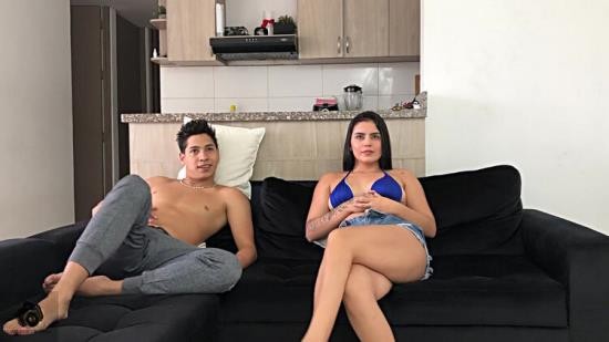 ModelPorn - MelanieAndKem - Cuckold Husband Cooking While I Fuck With His Best Friend - Porn In Spanish (FullHD/1080p/167 MB)
