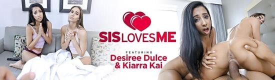 TeamSkeet / SisLovesMe - Desiree Dulce & Kiarra Kai - Stepsisters Cockriding Lessons (HD/720p/2.53 GB)