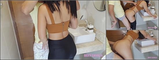 ModelsPorn - Sexy cavala - Hot Wife Fucking Her Husband s Friend Hiding In The Bathroom At The Birthday Party (FullHD/1080p/374 MB)
