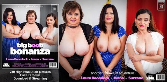 Mature.nl/Mature.eu - Ivana M (53), Laura Boomlock (34), Suzzane (51) and Leon (28) - A Big Breasted Mature Groupsession With One Lucky Guy (FullHD/1080p/1.94 GB)