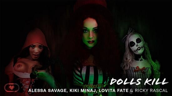 VirtualRealPorn - Alessa Savage, Kiki Minaj, Lovita Fate & Ricky Rascal Dolls Kill (FullHD/1080p/4.20 GB)