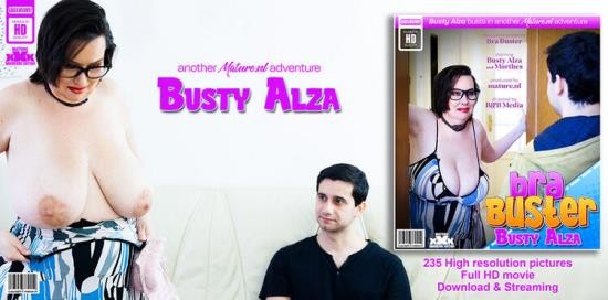 Mature.nl - Curvy Milf Busty Alza With Her Big Natural Saggy Tits Is Doing a Young Bra Salesman Busty Alza (36), Morthes (25) (FullHD/1080p/1.38 GB)