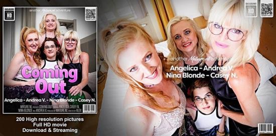 Mature.nl - Andrea V. (49), Angelica (50), Casey N. (19), Nina Blond (51) - Mature Angelica, Andrea and Nina Blonde found out that young Casey N. is a lesbian (Full HD/1080p/1.87 GB)