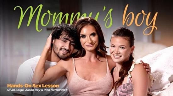 MommysBoy.net / AdultTime - Alison Rey, Silvia Saige (Hands-On Sex Lesson) (Full HD/1080p/1.15 GB)