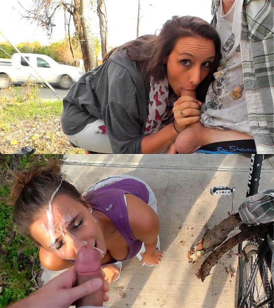 ManyVids - Mariah Leonne : EXTREME Risky Public Roadside Facial (FullHD/1080p/1.81 GB)