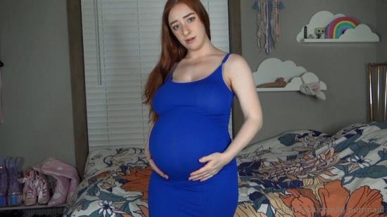 Onlyfans - Michelle Milkers Aka Lil Purrmaid : Pregnant In Blue (FullHD/1080p/669 MB)