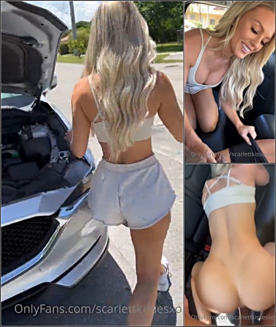 Onlyfans - ScarlettKissesXO Fucking Stranger In Car Video Leaked (FullHD/1080p/81.9 MB)