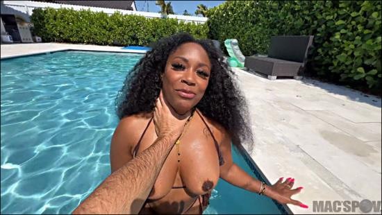 Onlyfans - Big Thick Ebony Neighbor Comes Over To JMacs Pool For a Dip And Some BigDick (HD/720p/1.07 GB)