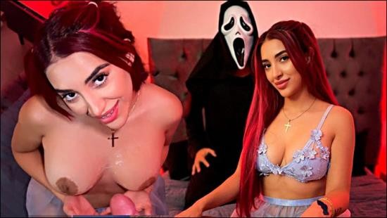 PornHub - Intruder Fucks Me Hard While I m Alone At Home And Gives Me Cum HALLOWEN - Jessica Sodi (FullHD/1080p/331 MB)