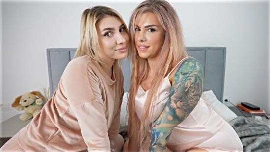 PornHub - Naughty Step Sisters Play Truth Or Dare With Step Bro - Step Family s First Threesome! (FullHD/1080p/809 MB)