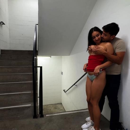 Onlyfans - Caught Fucking In Our Public Stairwell  Hailey Rose And Max Fills (FullHD/1080p/107 MB)