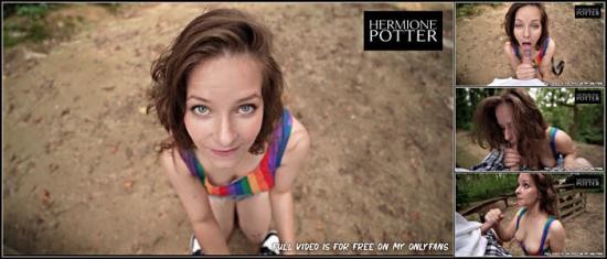 PornHub/Onlyfans - Hermione Potter - Hiking Is Boring. Let Me Suck Your Cock Instead. (FullHD/1080p/61.3 MB)