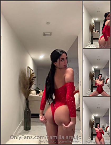 Onlyfans - Camilla Araujo Red Bodysuit Masturbation Through Panties Video Leaked 1 (HD/720p/15.8 MB)