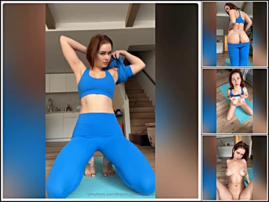 Onlyfans - Brandy Gordon In Blue Workout Gear (SD/580p/32.1 MB)