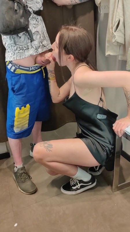 Onlyfans - Ghomestory  Blowjob In The Stores Fitting Room In Exchange For a Dress (SD/1080p/85.4 MB)
