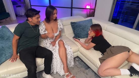 Onlyfans - Naughty Latina Roommate Gets Punished By Married Couple Zoey Di Giacomo And Hailey Rose Max Fills (FullHD/1080p/330 MB)