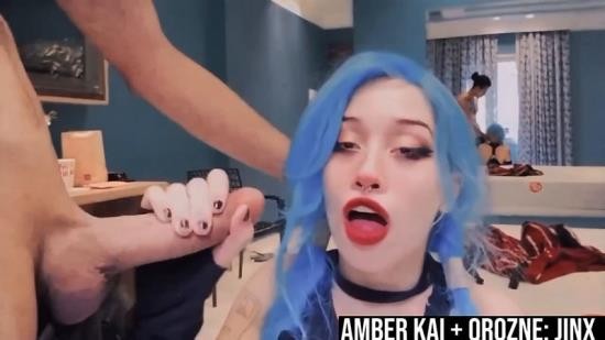 Onlyfans - JINX From LEAGUE OF LEGENDS COSPLAY Cut Version Ft Amber Kai QroZne (FullHD/1080p/360 MB)