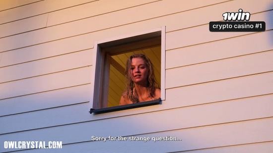Onlyfans - Hot Blonde Neighbor Shows Stranger Sauna And Her Wet Holes Owl Crystal (FullHD/1080p/578 MB)